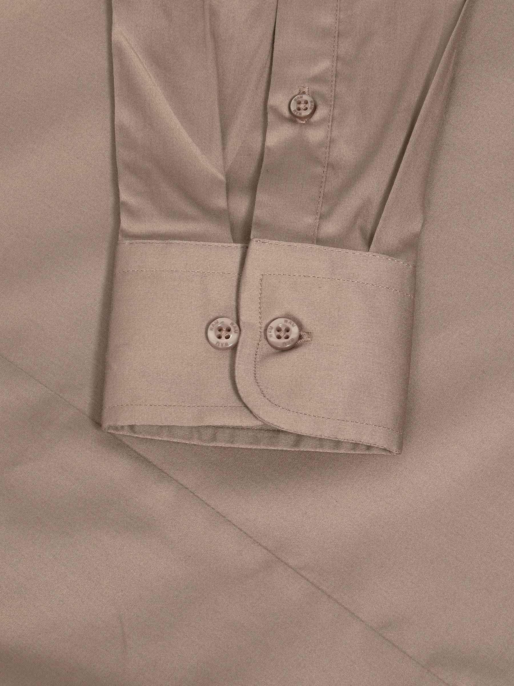 William Beige Slim Fit Men’s Cotton Overhemd