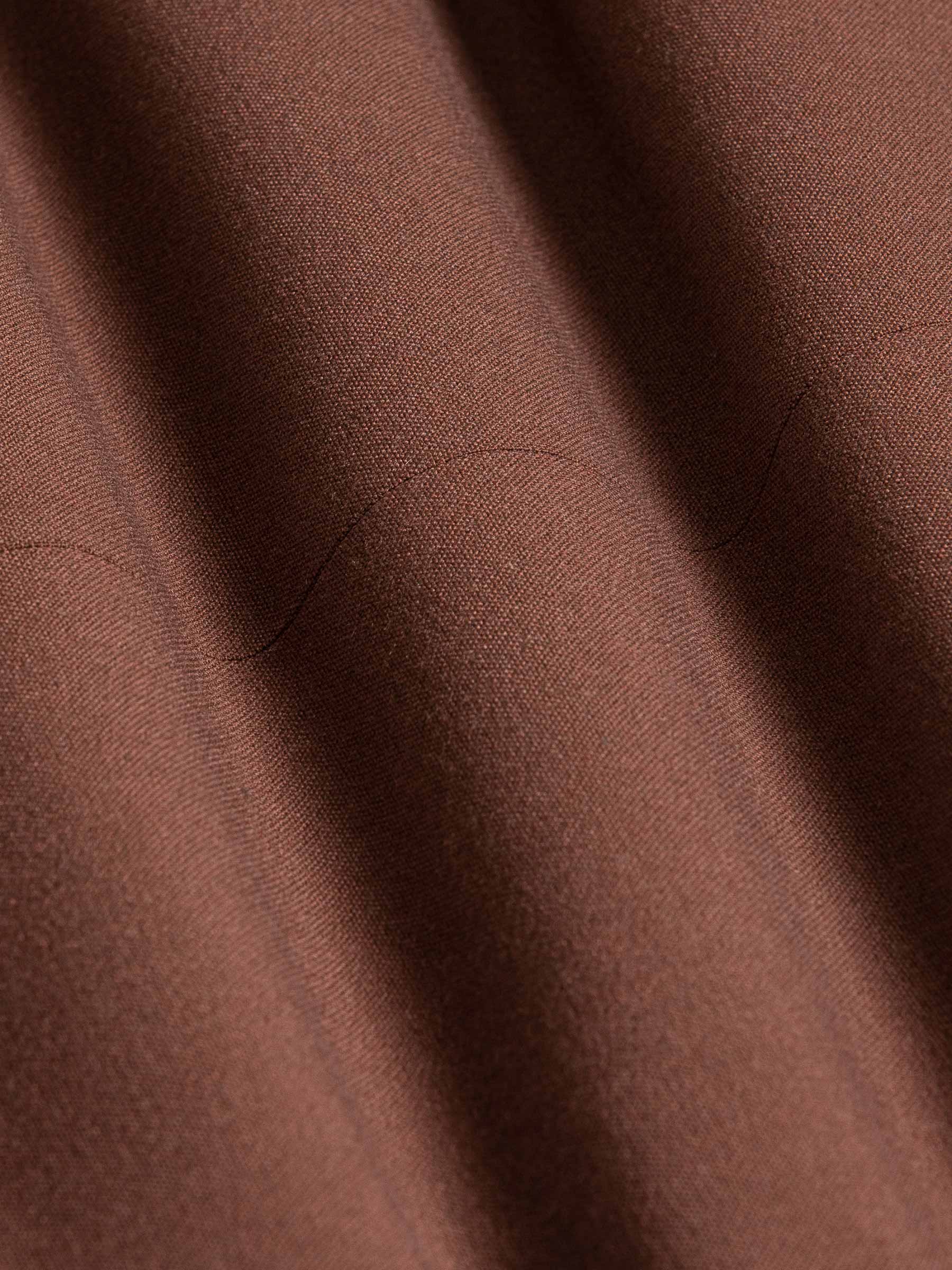Slim Fit Textured Brown Vest-60