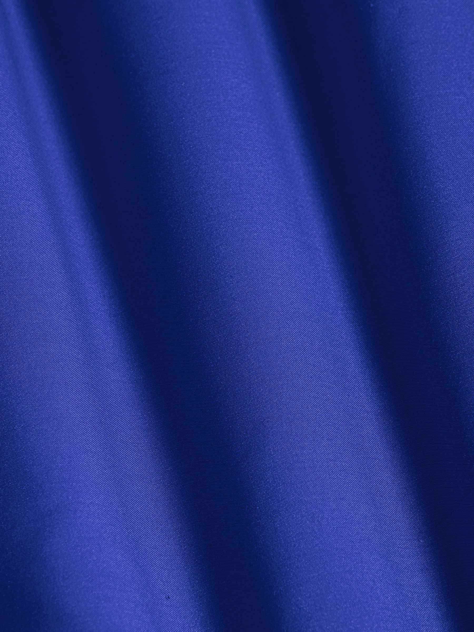Leira Solid Royal Blue Overhemd Lange Mouw-M-L