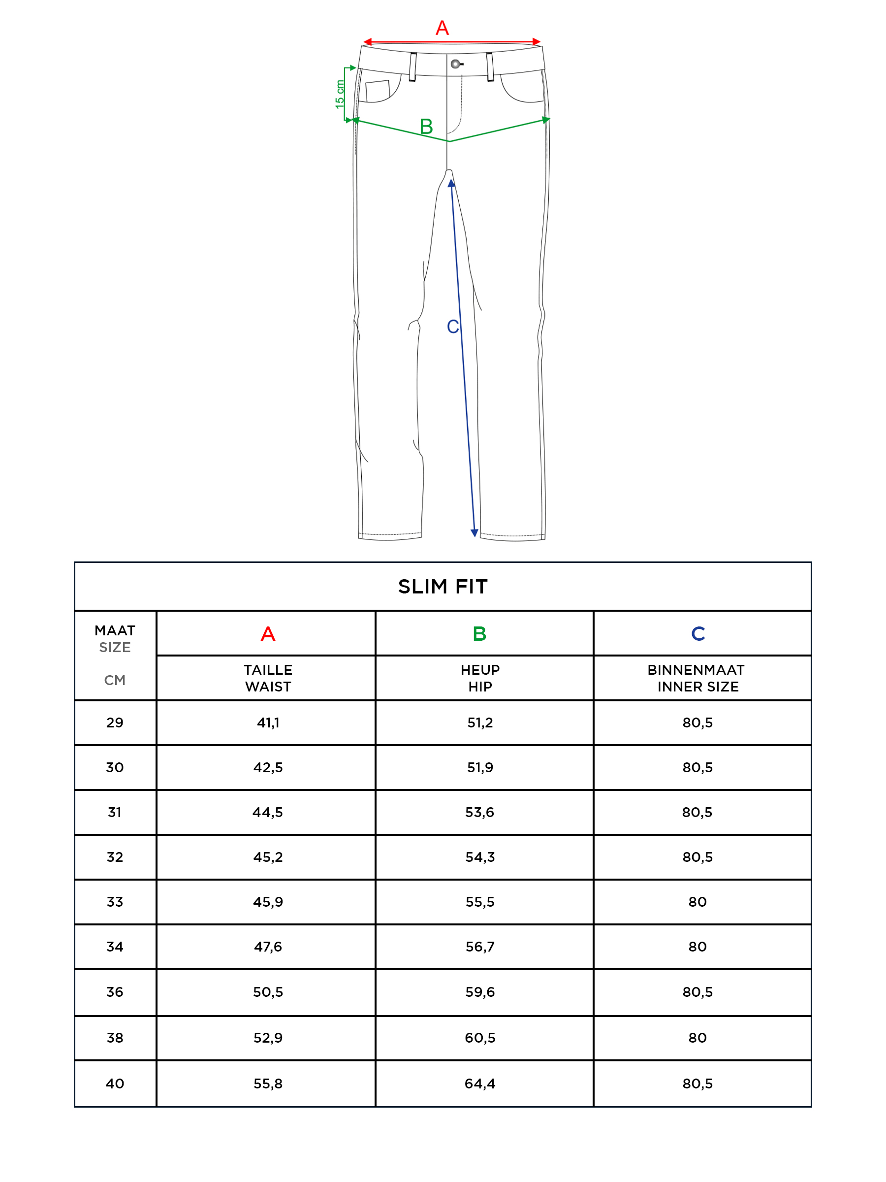 Amaud Slim Stretch Anthracite Jeans-31-32