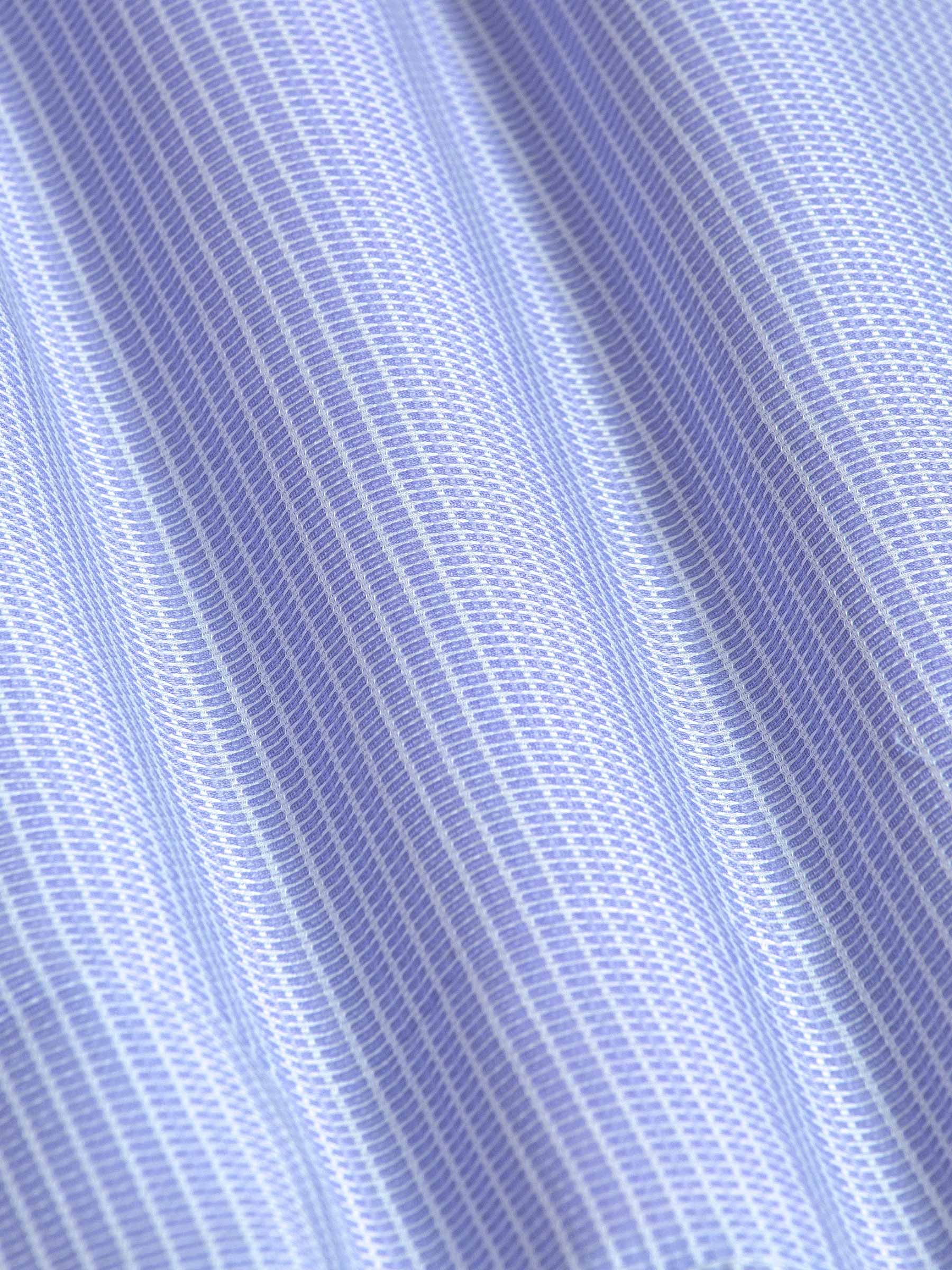 Sky Lake Blue Micro Patterned Long Sleeve Shirt-L