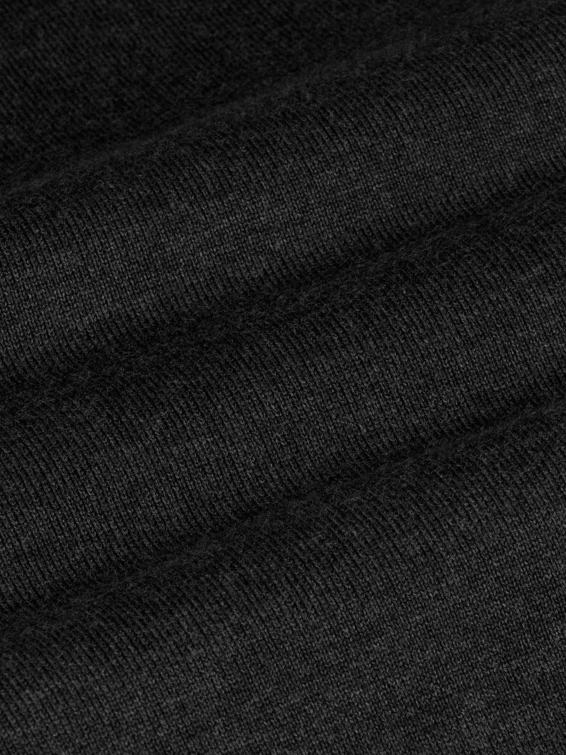 Athens V-Neck Black Sweater-L