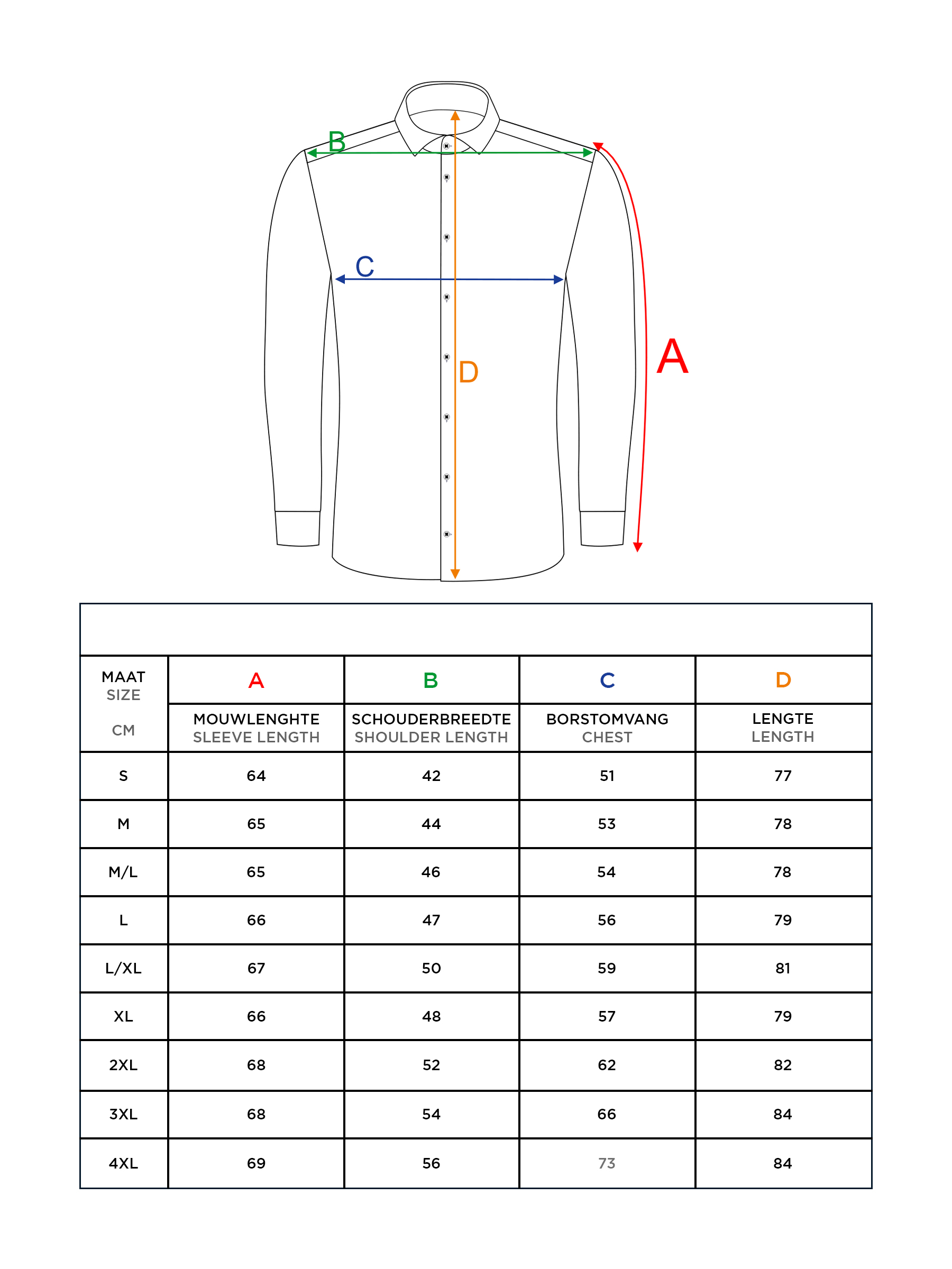 Caesar Light Menthol Overhemd -3XL