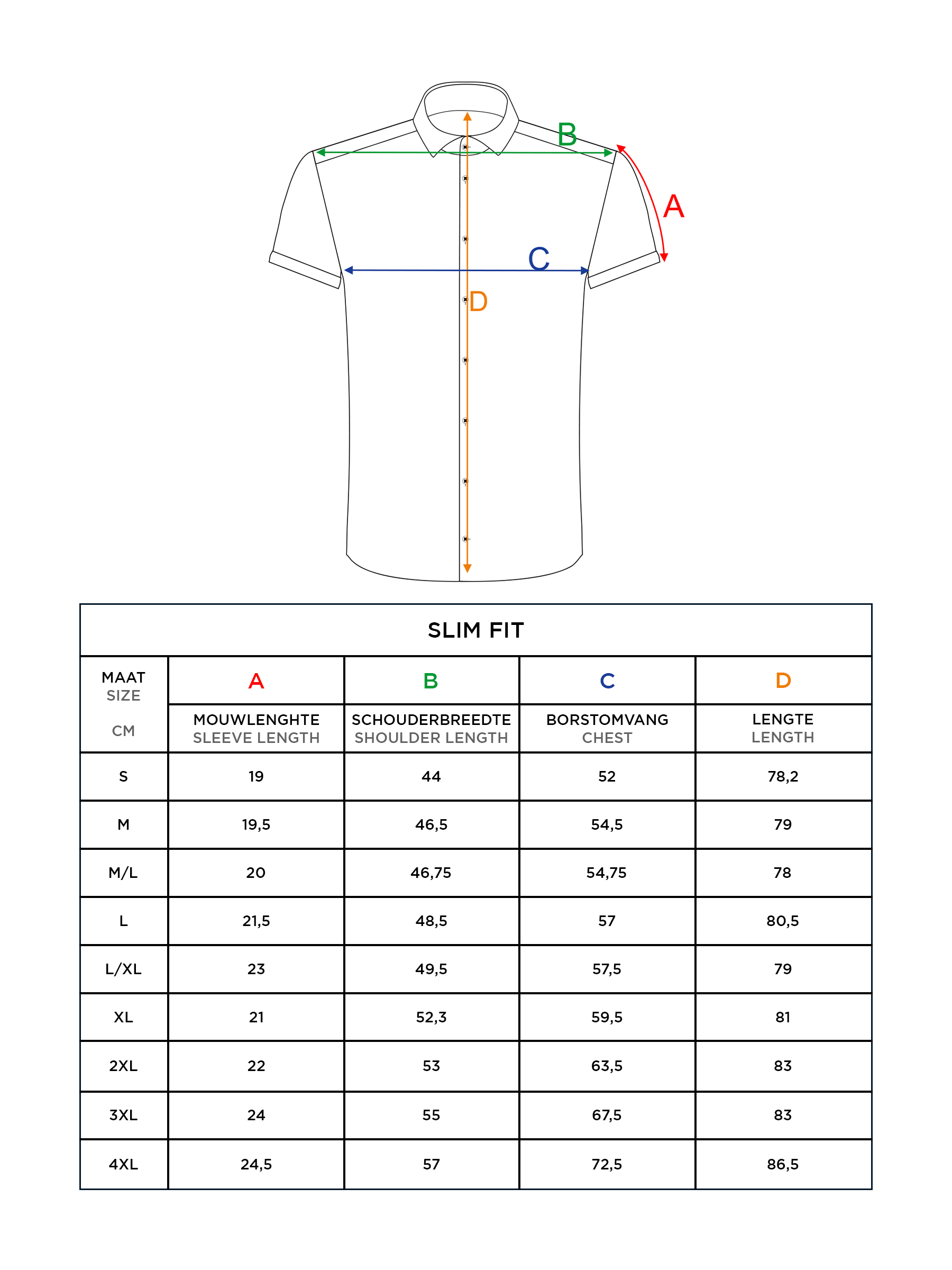 Aire Black Overhemd Korte Mou-XL