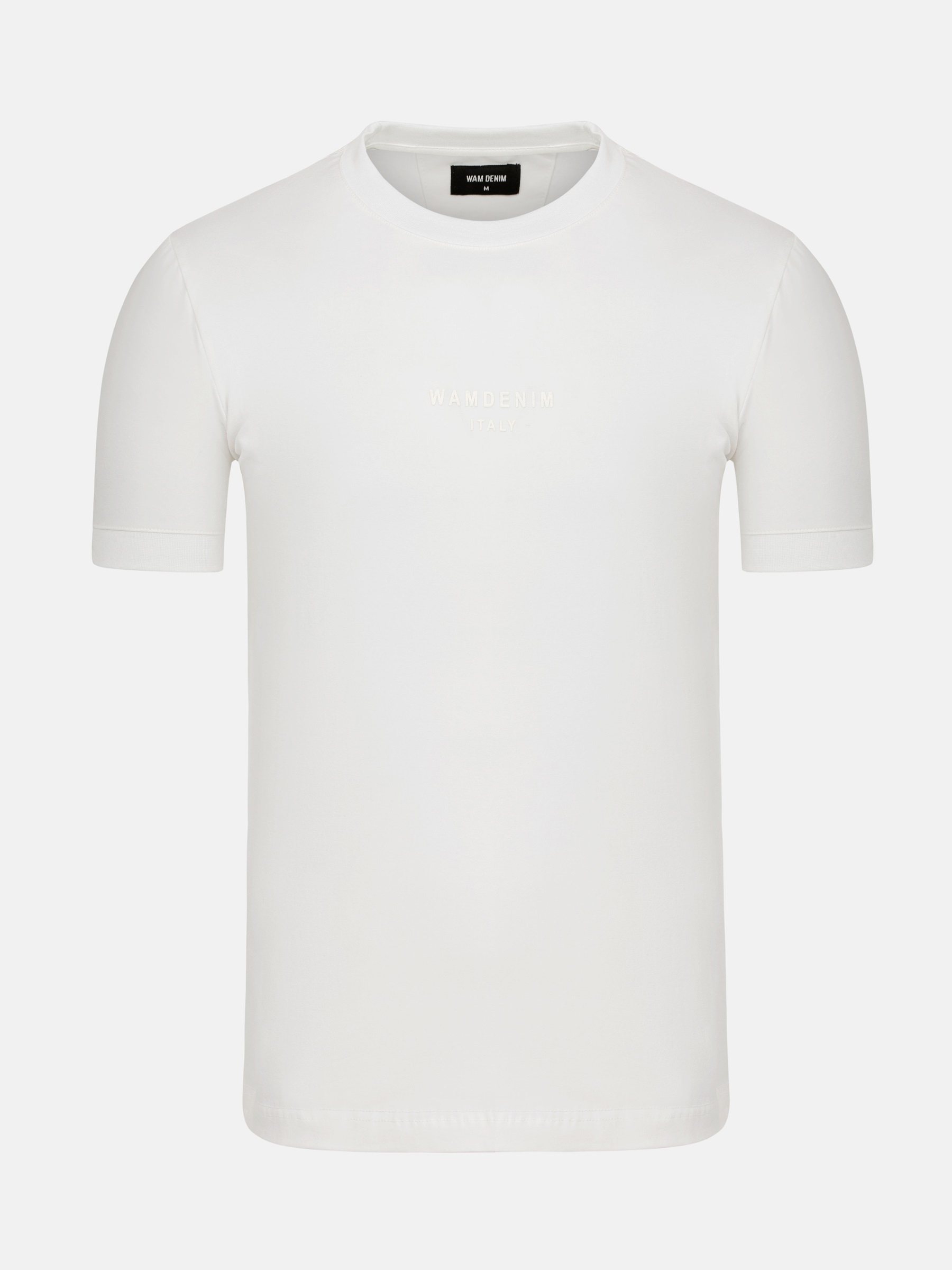 WAM Denim Liam Slim Fit White T-Shirt-